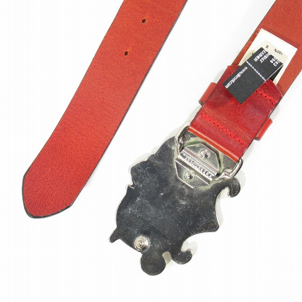 実際に弊社で買取させて頂いたDIESEL/ディーゼル 777 バックル レザーベルト 90/36の画像 2枚目