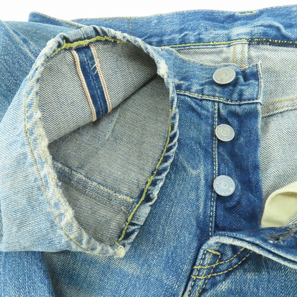 実際に弊社で買取させて頂いたHYSTERIC GLAMOUR/ヒステリックグラマー 3rd小窓セルビッチデニムパンツ/ジーンズ 4AP-2102 30の画像 5枚目