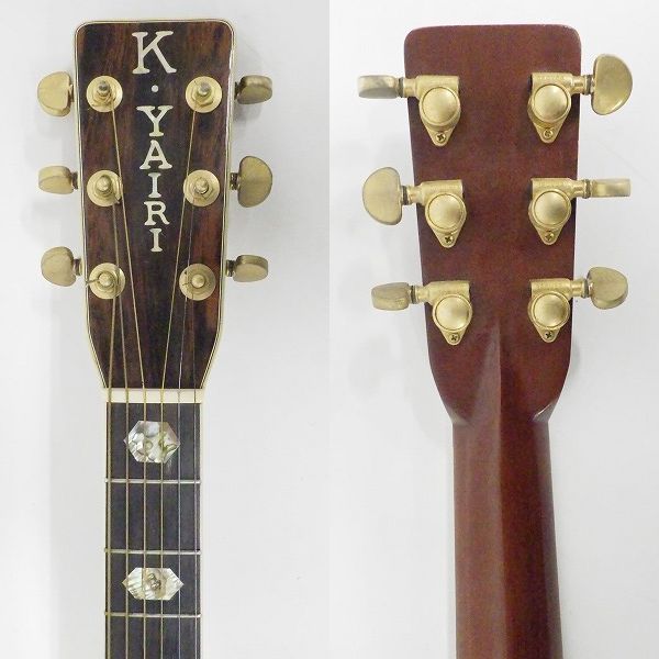 実際に弊社で買取させて頂いた★K.Yairi/ヤイリ DY-41 アコースティックギター/アコギ 1979年製 ジャパンビンテージ ハードケース付の画像 2枚目