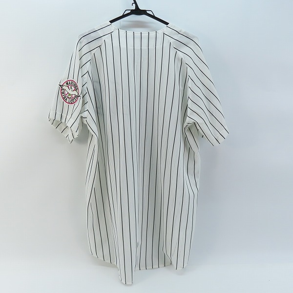 実際に弊社で買取させて頂いたDESCENTE/デサント NPB 千葉ロッテマリーンズ 2005年 アジアチャンピオン ホーム レプリカ ユニフォーム DLM-081S/FREEの画像 1枚目