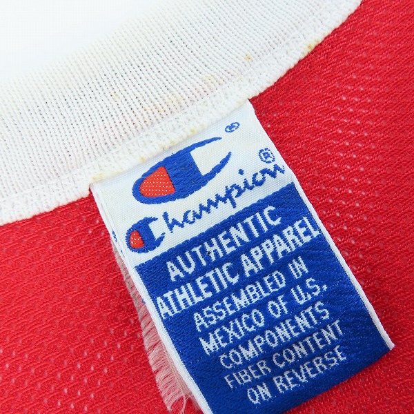 実際に弊社で買取させて頂いたChampion/チャンピオン NBA Chicago Bulls/シカゴブルズ Authentic apparel JORDAN/ジョーダン #23 ユニフォーム 44の画像 2枚目