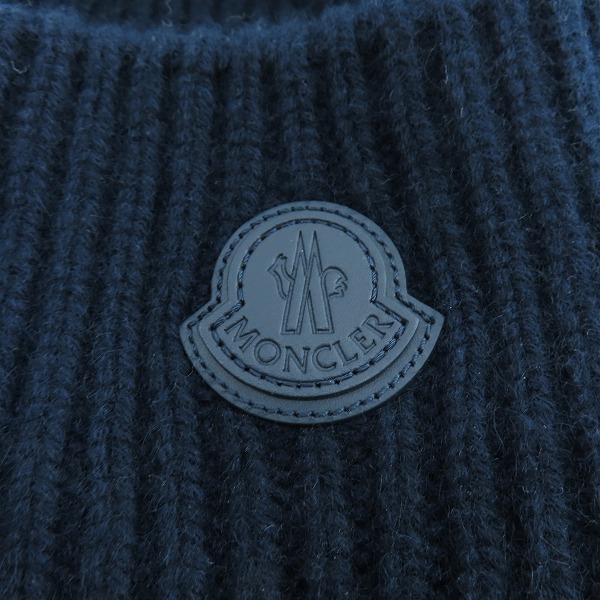 実際に弊社で買取させて頂いた【未使用/JPタグ】MONCLER/モンクレール BERRETTO TRICOT ロゴ ニット帽/UNIの画像 6枚目