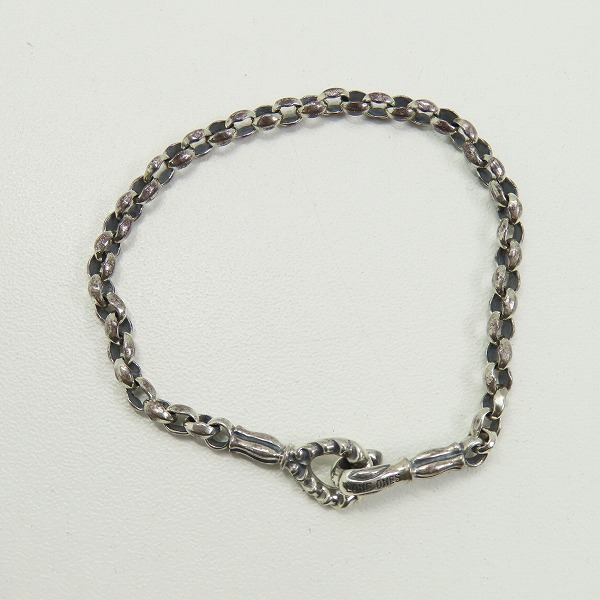 実際に弊社で買取させて頂いた【ギャラ付き】LONE ONES/ロンワンズ メイティングフライトフック ミニシルクチェーン ブレスレットLの画像 1枚目