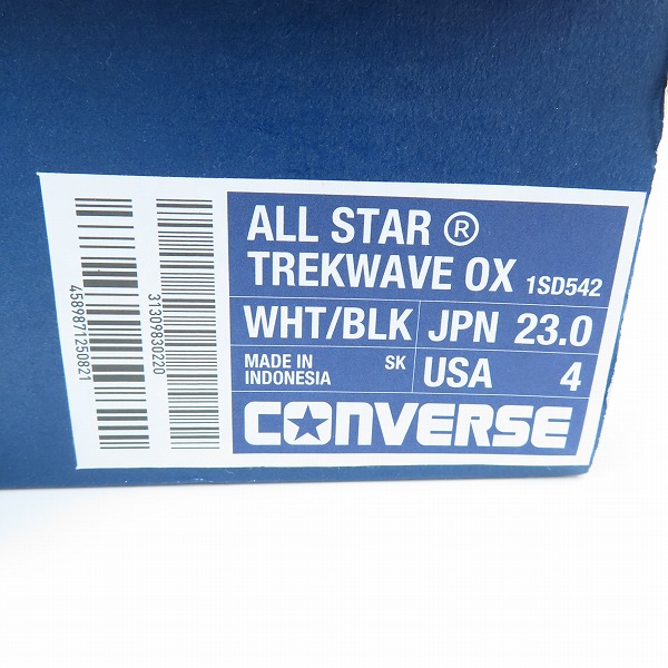 実際に弊社で買取させて頂いたCONVERSE/コンバース ALL STAR R /オール スター R TREKWAVE OX/トレックウエーブ OX 1SD542/23の画像 9枚目