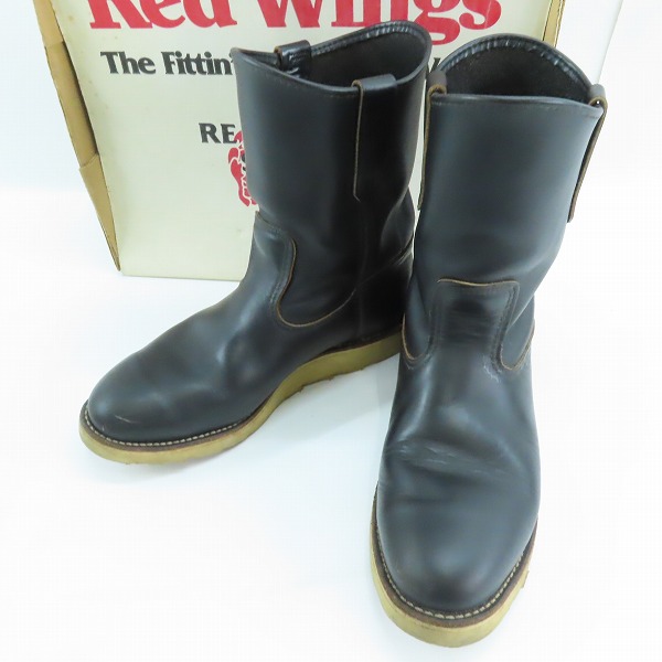 実際に弊社で買取させて頂いたRED WING/レッドウィング 羽タグ PECOS BOOTS/ペコスブーツ ブラック 8169 /7.5E