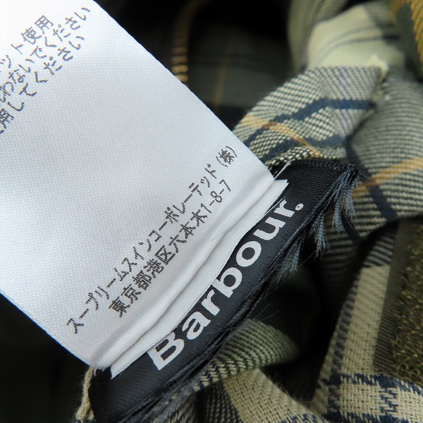 実際に弊社で買取させて頂いたBarbour/バブアー BEDALE/ビデイル 2レイヤー ブルゾン 1802379/42の画像 4枚目