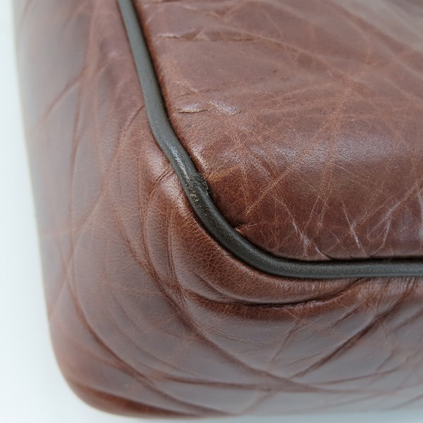 実際に弊社で買取させて頂いたHUNTING WORLD/ハンティングワールド レザー ビジネスバッグ/ショルダーバッグの画像 6枚目