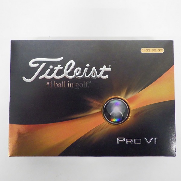 実際に弊社で買取させて頂いた【未使用】Titleist/タイトリスト PRO V1 ゴルフボール ホワイト 1ダース の画像 2枚目