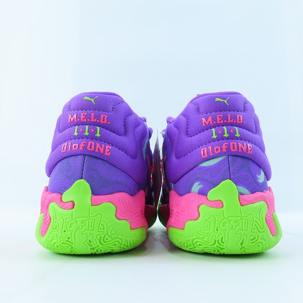実際に弊社で買取させて頂いた【未使用】PUMA/プーマ シューズ ラメロボール MB.03 Toxic 378916-01/26.5の画像 1枚目