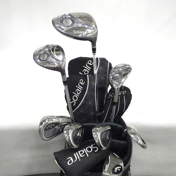 実際に弊社で買取させて頂いたCallaway/キャロウェイ Solaire/ソレイル レディースクラブ 8本セット FLEX：L キャディバッグ付き
