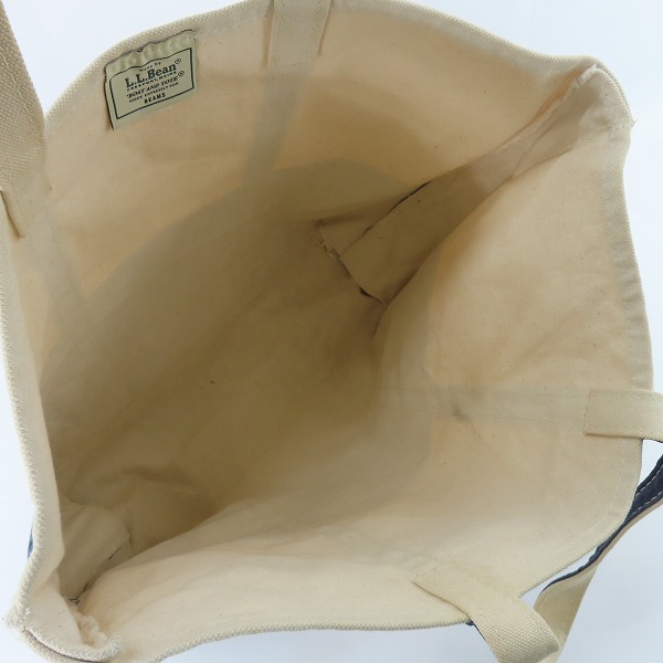 実際に弊社で買取させて頂いたL.L.Bean×BEAMS/エルエルビーン×ビームス DEEP BOTTOM BOAT & TOTE トートバッグ size:Lの画像 3枚目