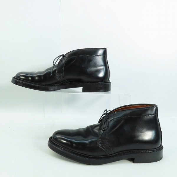 実際に弊社で買取させて頂いたALDEN×International Gallery BEAMS/オールデン ビームス別注 コードバン チャッカ ブーツ/レザー シューズ 1340/7.5Dの画像 3枚目