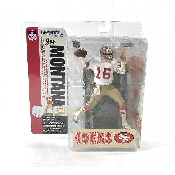 実際に弊社で買取させて頂いた【未開封】McFARLANE TOYS/マクファーレントイズ NFL LEGENDS 49ERS/サンフランシスコフォーティナイナーズ ジョーモンタナ