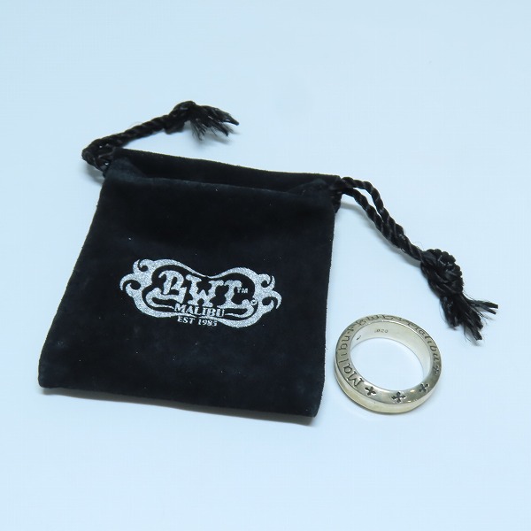 実際に弊社で買取させて頂いたBWL/ビルウォールレザー Malibu/マリブ Large Spacer Ring/ラージスペーサーリング/16-16.5号の画像 8枚目