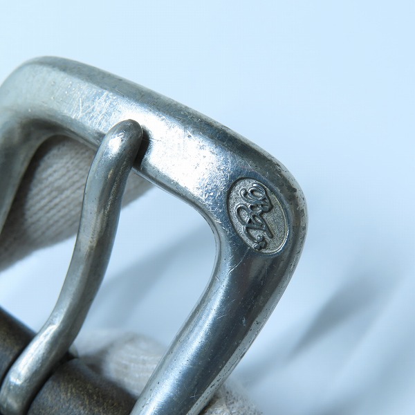 実際に弊社で買取させて頂いたBARK TANNAGE/バークタンネイジ レザーベルトの画像 5枚目