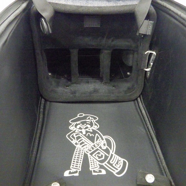 実際に弊社で買取させて頂いたEVISU GOLF/エヴィスゴルフ/エビス 3分割キャディバッグ 収納ボックス・キャスター付き デニム/ジーンズ の画像 4枚目