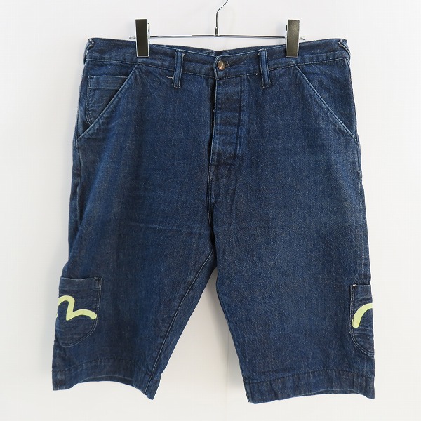 実際に弊社で買取させて頂いたEVISU/エヴィス カモメプリント ハーフパンツ/36