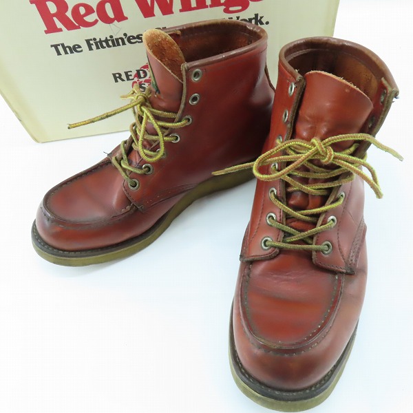 実際に弊社で買取させて頂いたRED WING/レッドウィング 半円犬タグ アイリュッシュセッターブーツ 875 /6.5