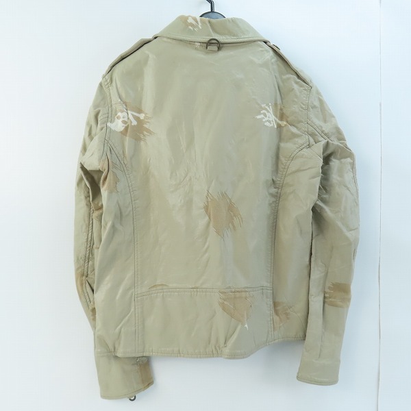 実際に弊社で買取させて頂いたmastermind JAPAN/マスターマインドジャパン スカルボタン ダメージ加工ライダースジャケット MY-TS02-013/Lの画像 1枚目