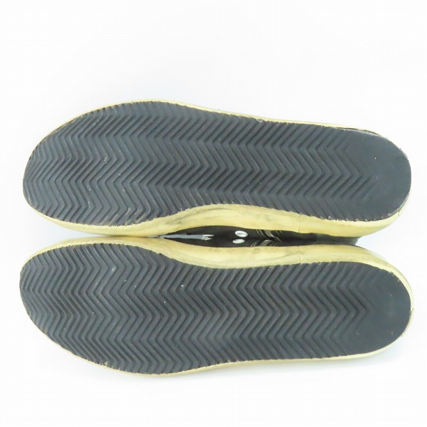 実際に弊社で買取させて頂いた【観賞用】GOLDEN GOOSE/ゴールデングース キャンバスハイカットスニーカー ブラック/43の画像 2枚目