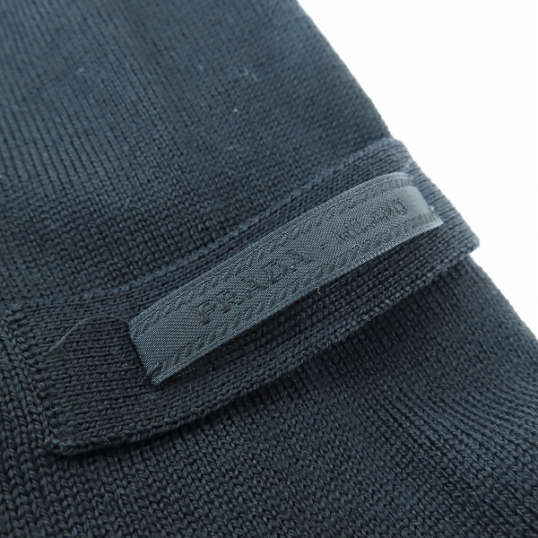 実際に弊社で買取させて頂いたPRADA/プラダ バージンウール ニットジャケット/46の画像 6枚目