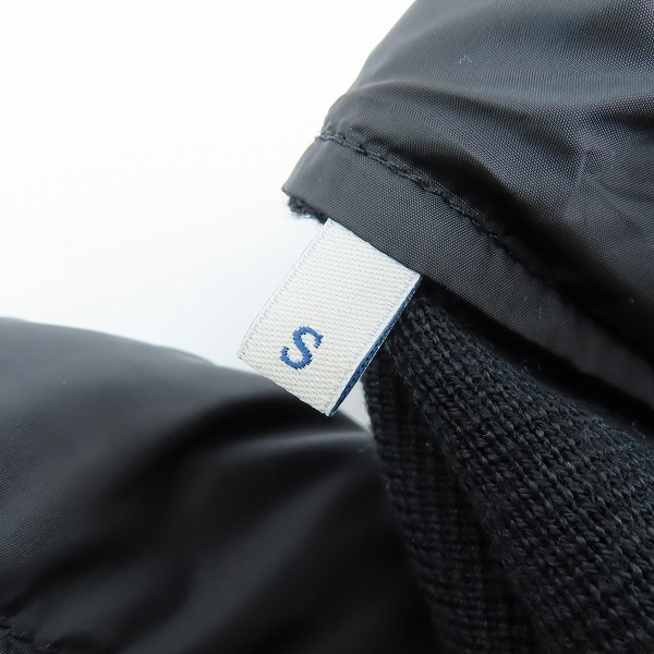 実際に弊社で買取させて頂いた【JPタグ】MONCLER/モンクレール CARDIGAN TRICOT ニット 切替ナイロン ダウンジャケット J20919B50700/Sの画像 3枚目