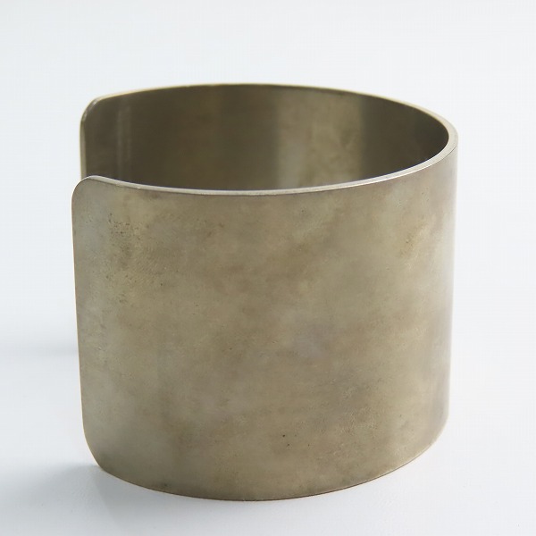 実際に弊社で買取させて頂いたAMP JAPAN/アンプジャパン German Silver Plane Bangle バングル 15AT-351の画像 4枚目