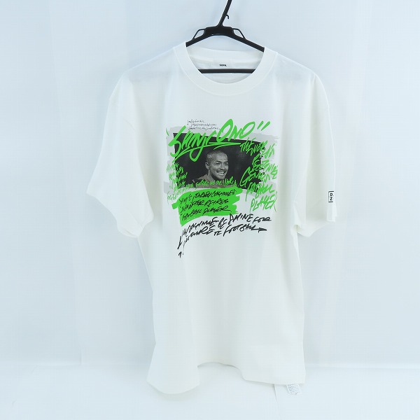 実際に弊社で買取させて頂いた(1)【未使用】SOPHNET./ソフネット DAZN with YOICHIRO UCHIDA SHINJI ONO TEE/小野伸二 プリントTシャツ SOPH-240109/XL