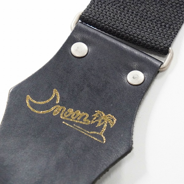 実際に弊社で買取させて頂いたmoon/ムーン ギターストラップ ベースストラップ ブラックの画像 3枚目