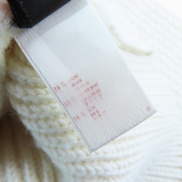 実際に弊社で買取させて頂いたLOUIS VUITTON/ルイ ヴィトン LVロゴ ジップアップ ドライバーズニット Mの画像 4枚目