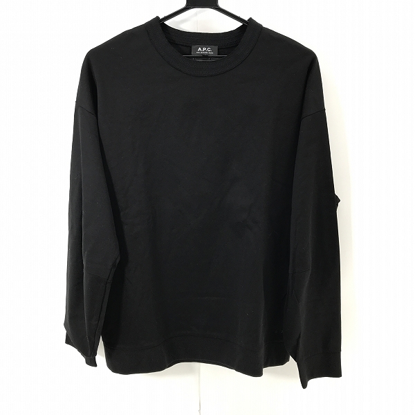 実際に弊社で買取させて頂いたA.P.C./アーペーセー シャドーロゴプリント ダブルネック クルーネックカットソー 24243-1-99911/M