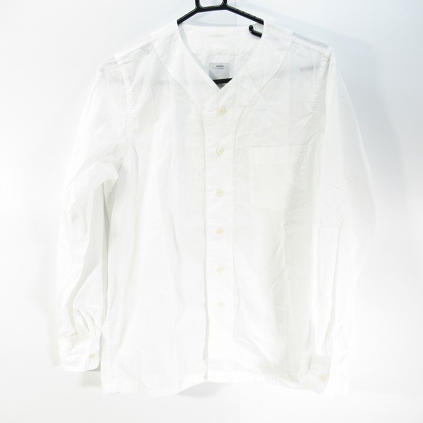 実際に弊社で買取させて頂いたvisvim/ビズビム 17AW FREE EDGE SHIRT BASEBALL COLLAR フリーエッジ シャツ ベースボールカラー 0117205011008/1