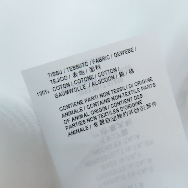 実際に弊社で買取させて頂いた【未使用/JPタグ】SAINT LAURENT/サンローラン 長袖シャツ 509444 Y216W/36の画像 4枚目