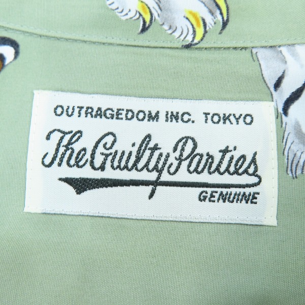 実際に弊社で買取させて頂いたWACKO MARIA×TIM LEHI/ワコマリア×ティムリーハイ 23AW HAWAIIAN SHIRT/長袖シャツ/XLの画像 2枚目