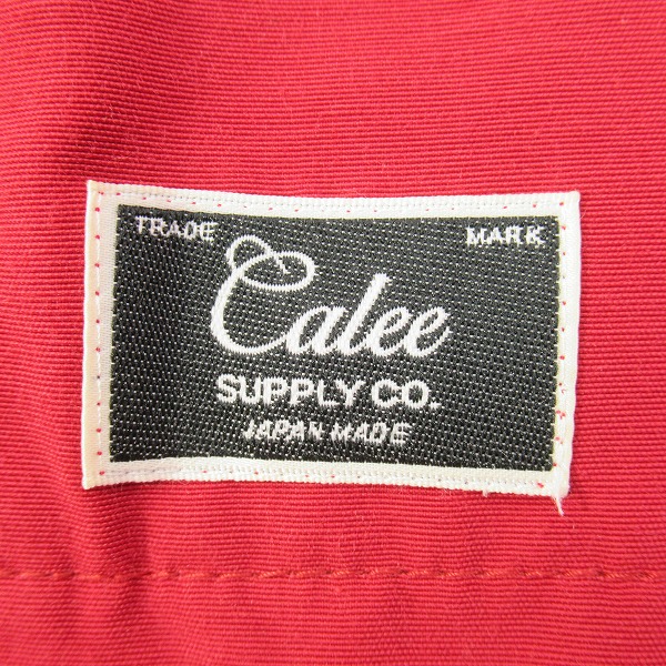 実際に弊社で買取させて頂いたCALEE/キャリー マウンテンパーカー レッド /Mの画像 3枚目