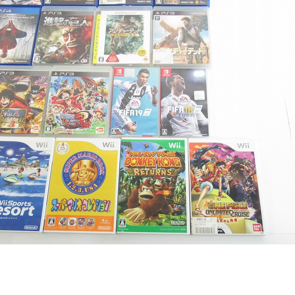 実際に弊社で買取させて頂いた【おまとめ】PS3/PS4/PS5/Wii/Switch ソフト リビッツ ビッグ・アドベンチャー/ワンピース海賊無双/アンチャーテッド 等の画像 4枚目