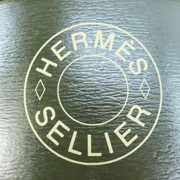 実際に弊社で買取させて頂いたHERMES/エルメス サドルボックス ドラム缶型小物入れ/馬具入れの画像 4枚目