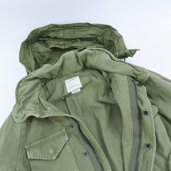 実際に弊社で買取させて頂いたVISVIM/ビズビム BICKLE JKT ミリタリージャケット 0118405013007/1の画像 5枚目