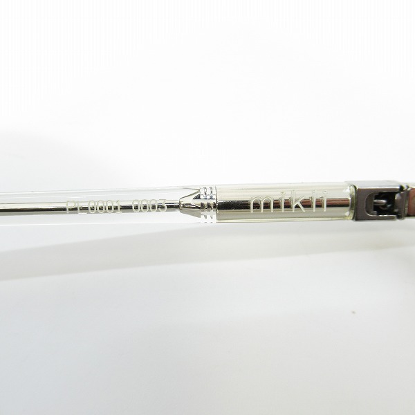 実際に弊社で買取させて頂いたalain mikli/アランミクリ STARCK EYES/スタルクアイズ BIOOP ブループ メガネフレーム アイウェア の画像 4枚目