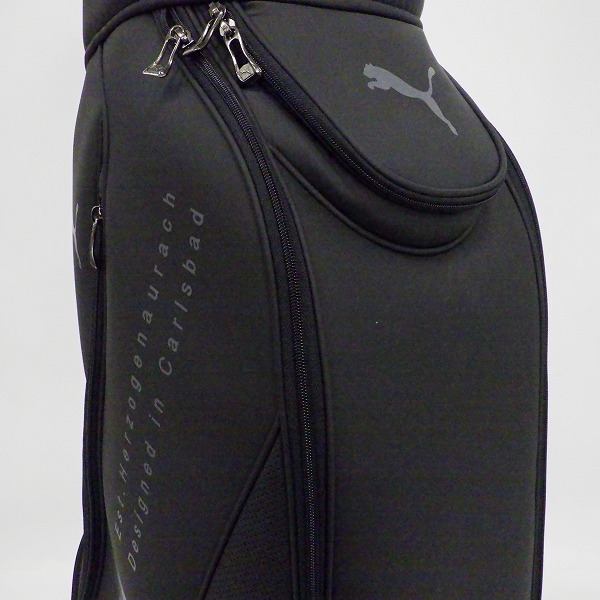 実際に弊社で買取させて頂いたPUMA/プーマ 867976 ベーシック 9.5型 5分割キャディバッグ 2022 ブラックの画像 6枚目