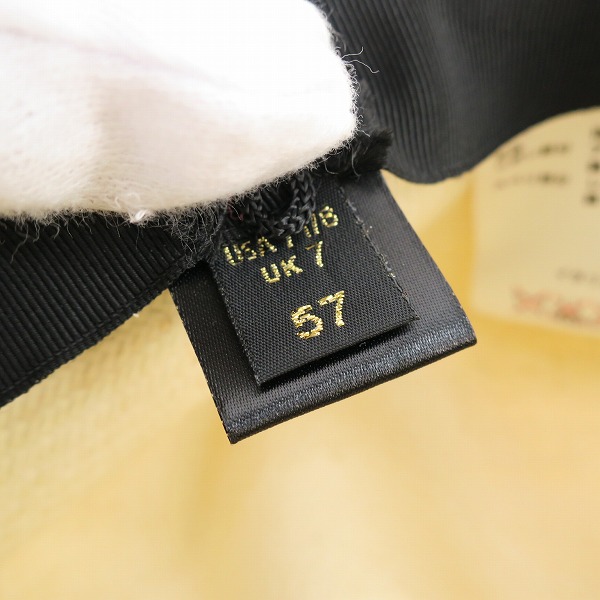 実際に弊社で買取させて頂いたBorsalino ボルサリーノ パナマハット 天然草/57 の画像 6枚目