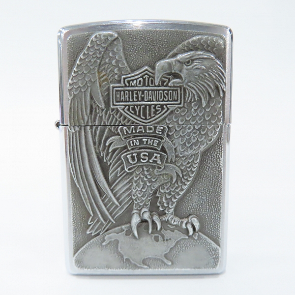 実際に弊社で買取させて頂いたZIPPO/ジッポー Harley-Davidson/ハーレーダビッドソン イーグル/ロゴ プレート デザイン 1998年製