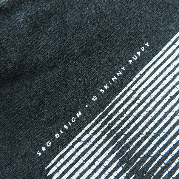 実際に弊社で買取させて頂いたSKINNY PUPPY/スキニーパピー USA製/Fruit of the Loomボディ 半袖バンドTシャツ Lの画像 3枚目