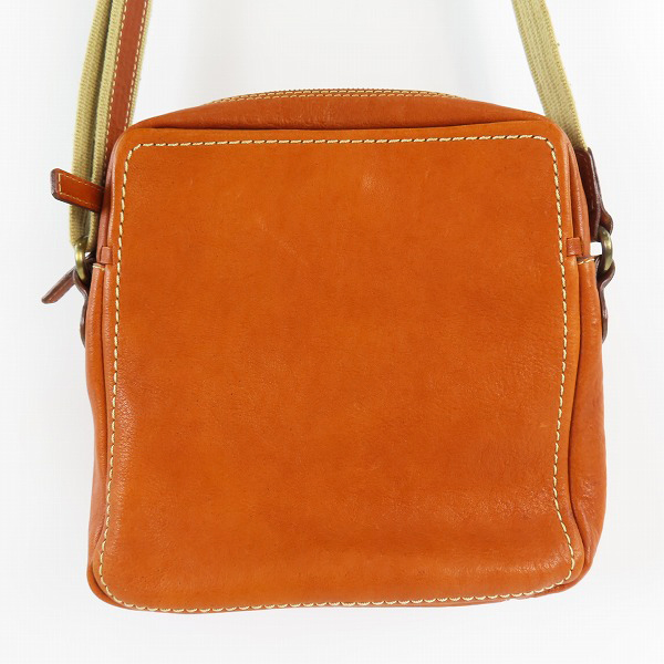 実際に弊社で買取させて頂いた土屋鞄製造所/ツチヤカバン Tone OILNUME/トーンオイルヌメ ジップトップショルダーバッグ/キャメル