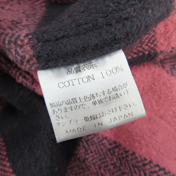 実際に弊社で買取させて頂いたTHE FLAT HEAD/フラットヘッド WINTER WEAR チェック柄 ネルシャツ/38の画像 4枚目