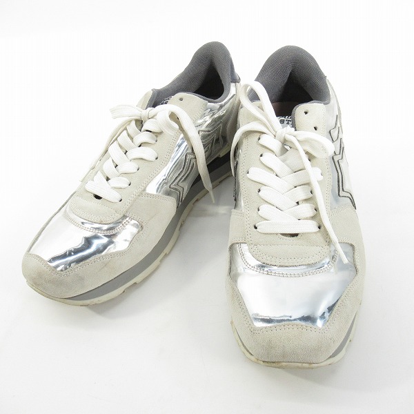 実際に弊社で買取させて頂いたATLANTIC STARS/アトランティックスターズ スニーカー グレー×シルバー/43