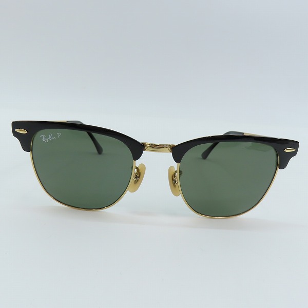実際に弊社で買取させて頂いたRay-Ban/レイバン CLUBMASTER METAL/クラブマスター 偏光 サングラス/アイウェア RB3716 187/58