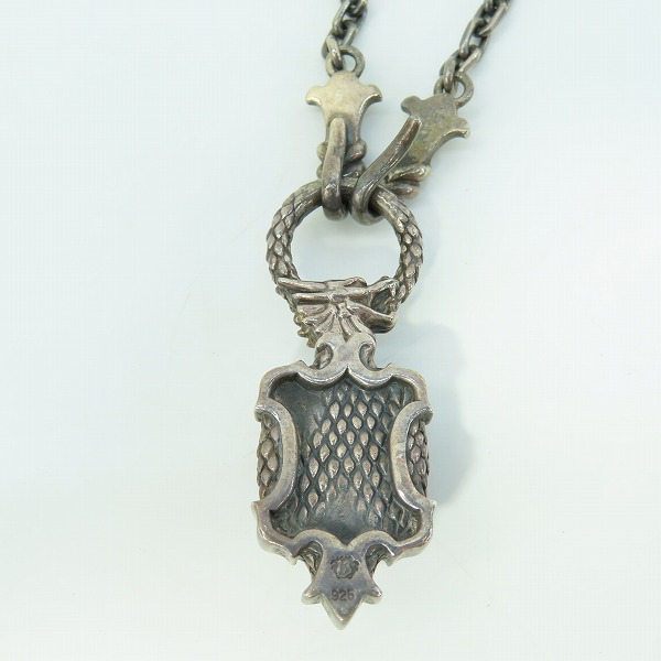 実際に弊社で買取させて頂いたBizarre/ビザール アクアドラゴンペンダント ラブラドライト/チェーンネックレスの画像 2枚目