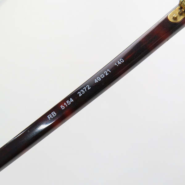 実際に弊社で買取させて頂いたRay-Ban/レイバン CLUBMASTER/クラブマスター 眼鏡/メガネフレーム アイウェア RB5154 2372の画像 6枚目