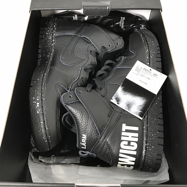 実際に弊社で買取させて頂いたUNDERCOVER×NIKE/アンダーカバー×ナイキ DUNK HI 1985 ダンクハイ DQ4121-001/27の画像 7枚目